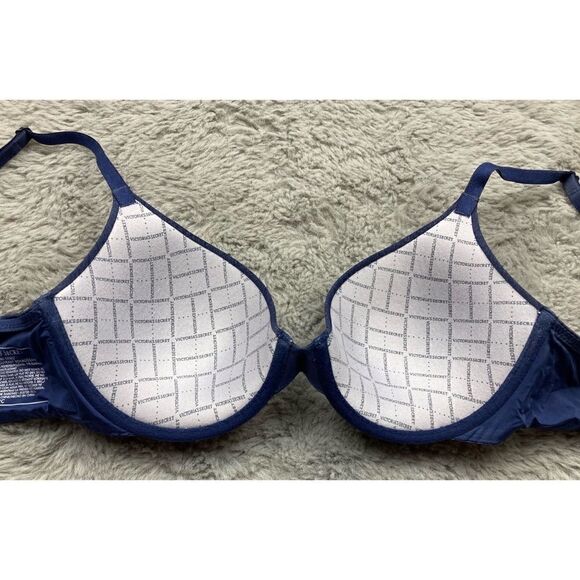 Victoria’s Secret navy blue uplift semi Demi bra - Picture 3 of 4